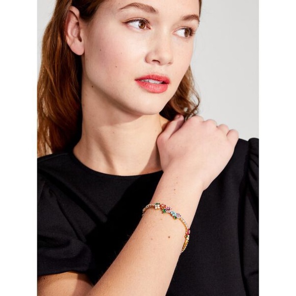 KATE SPADE • New Bloom Tennis Bracelet - Picture 2 of 3